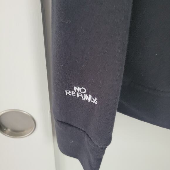 Adidas x Nippies Size S Collaboration Hoodie Black Graphic Logo Pullover Unisex - Picture 9 of 9